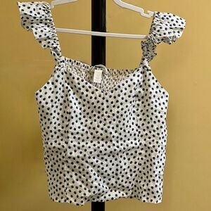 H&M NWOT Linen Top (L)